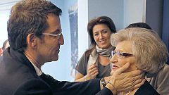 Feijóo atribuye su victoria a Rajoy y asegura que "avanzar" no es separarse de España