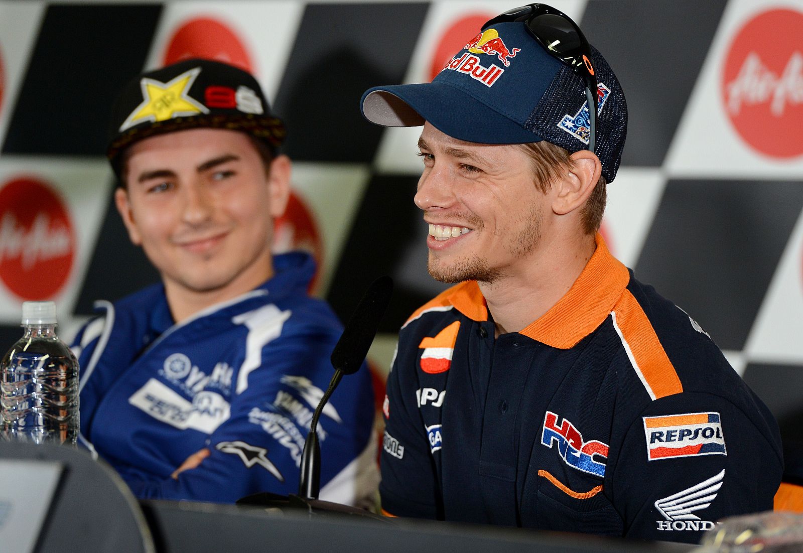 Casey Stoner, feliz en los entrenamientos del GP de Australia