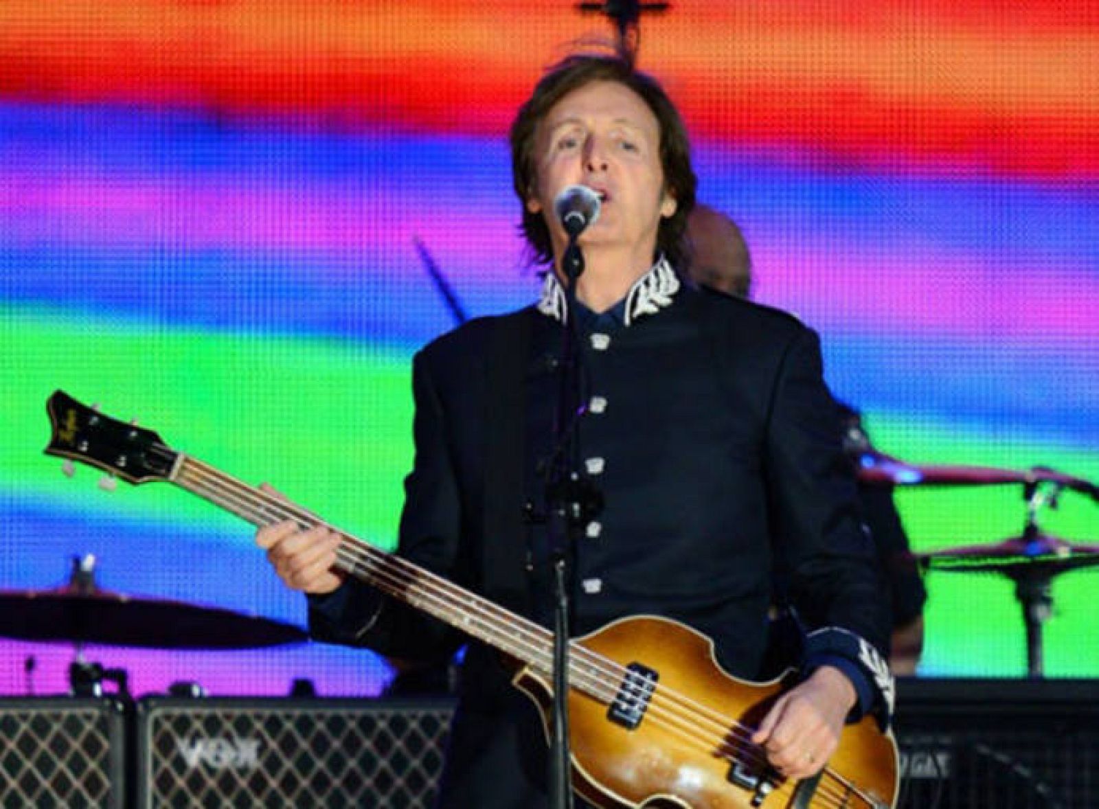 Paul McCartney, durante una actuación