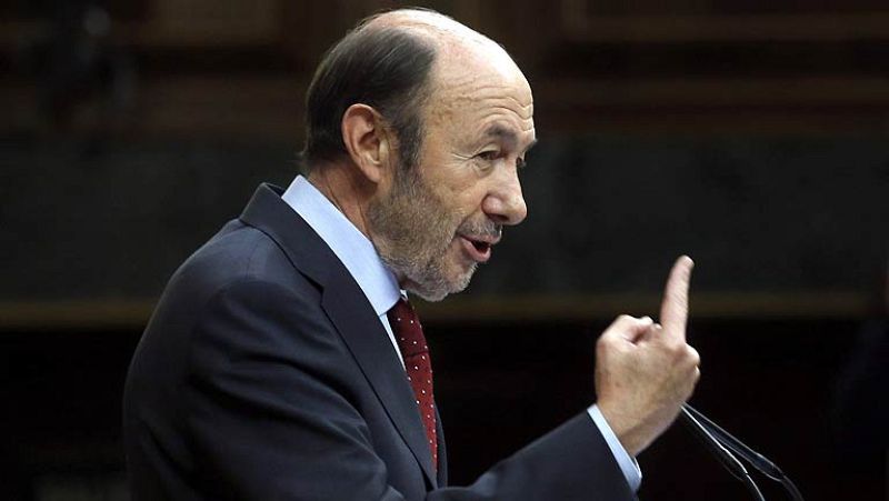 Rubalcaba (PSOE): el coste del rescate bancario "es cuatro veces el copago farmacéutico"