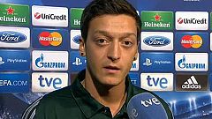 Özil: "No estoy  muy contento con mi rendimiento"