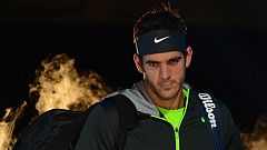 Del Potro gana su primer partido de la Copa Masters ante Tipsarevic