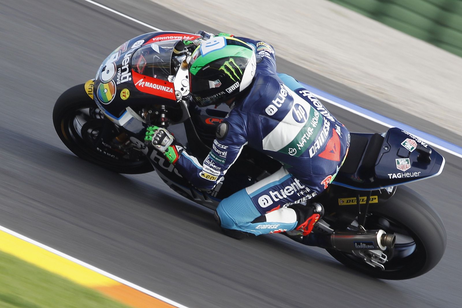 Pol Espargaro, en los entrenamientos del GP de la Comunidad Valenciana