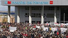Protestas en Barcelona y Madrid en defensa de la sanidad pública y contra los recortes