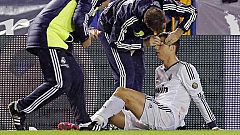 Cristiano perdió parte de la visión de los dos ojos en el descanso contra el Levante