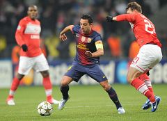 Xavi: "Es mi máxima ilusión poder retirarme aquí"