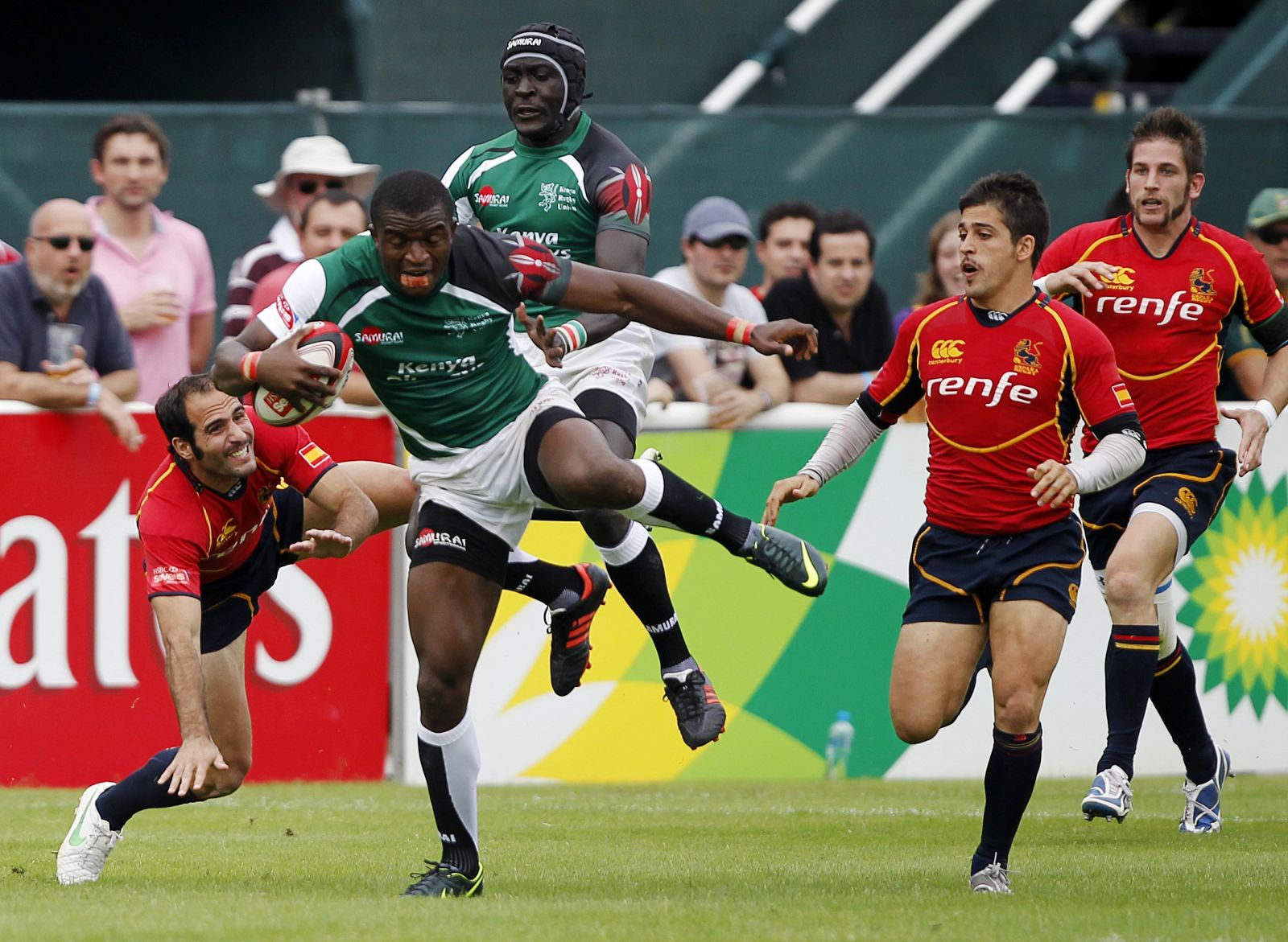 España, en el encuentro contra Kenia