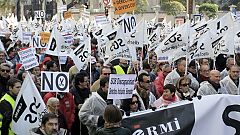 Miles de manifestantes en Madrid por los derechos de los discapacitados