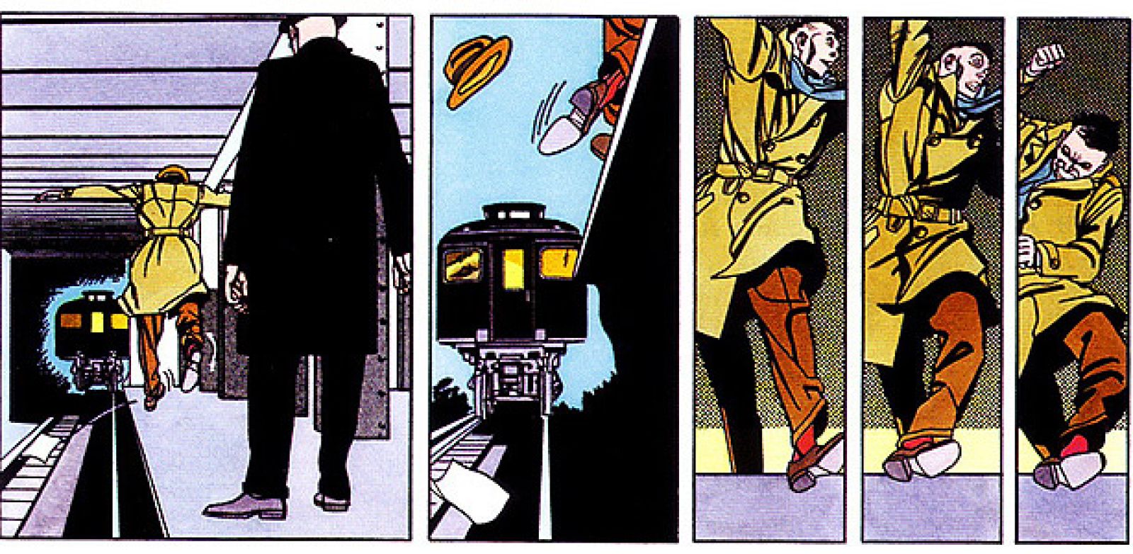 Viñetas de 'Mensajes en una botella: Lo mejor de B. Krigstein'