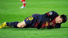 El Barça se atasca y Messi da el susto