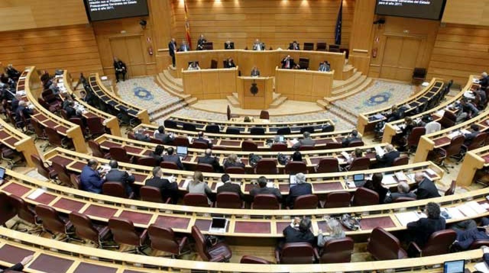 El hemiciclo del Senado