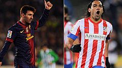Messi y Falcao, goles para la historia