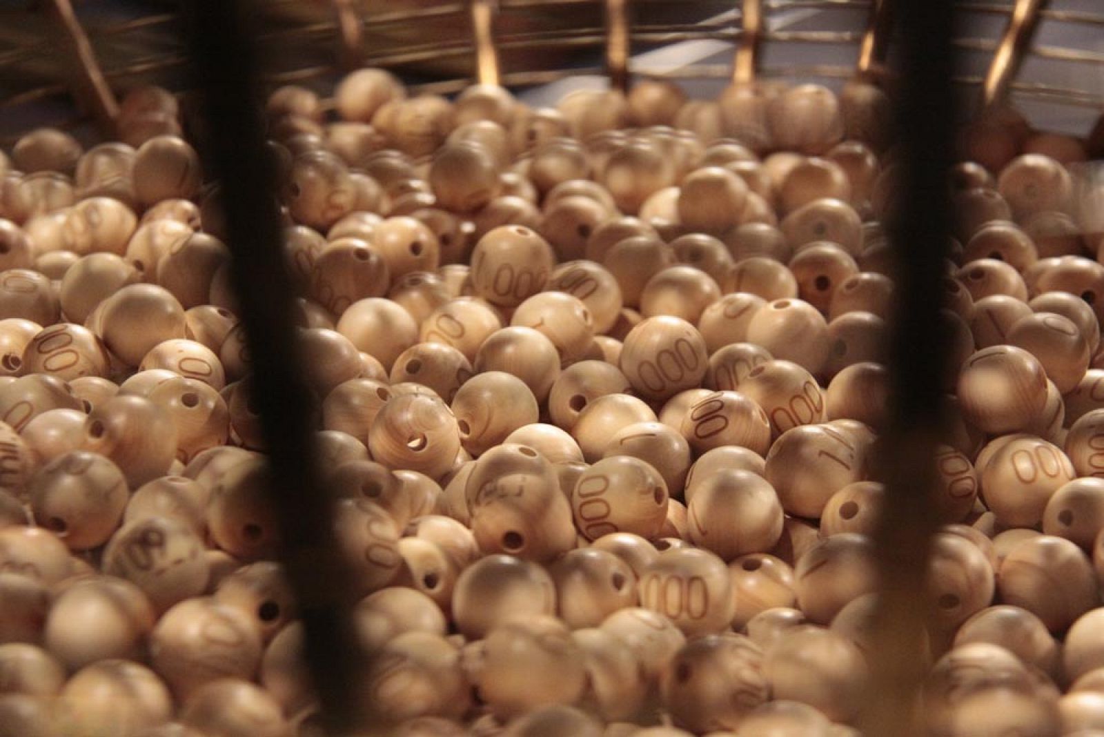 Bolas de la Lotería de Navidad