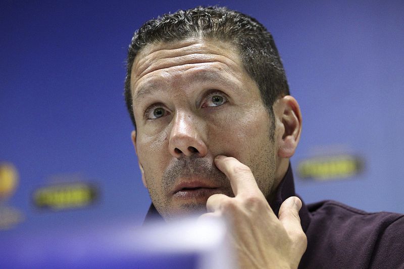 Simeone: "Siento una gran alegría por llevar un año en un club que quiero"