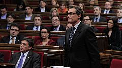 Artur Mas, reelegido presidente de Cataluña con los votos de ERC