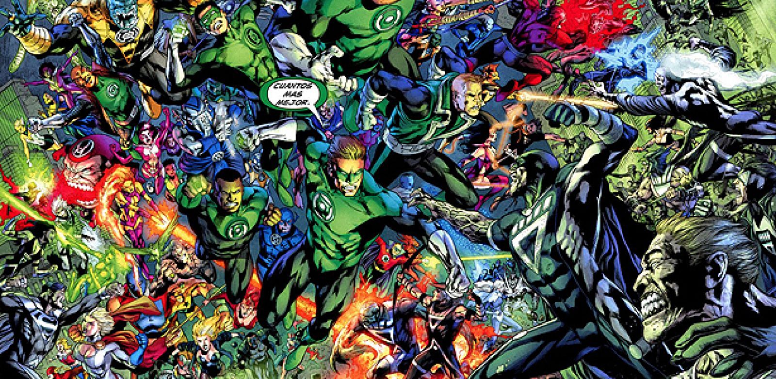 Fragmento de una página de la saga 'La noche más oscura'