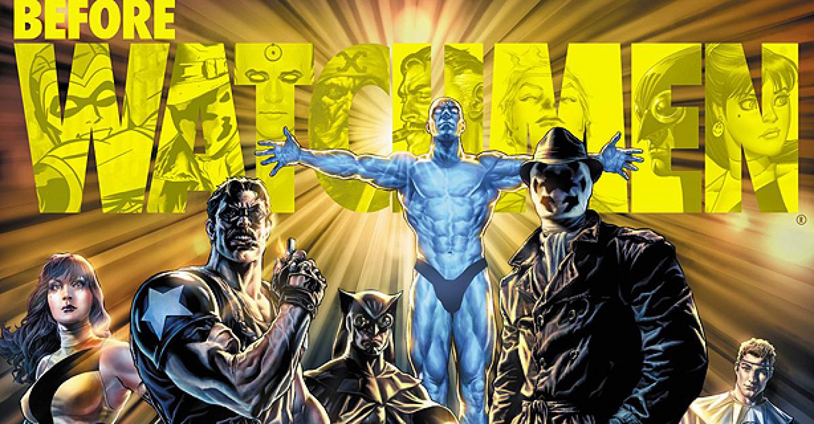 Imagen promocional de 'Before Watchmen' , de Lee Bermejo