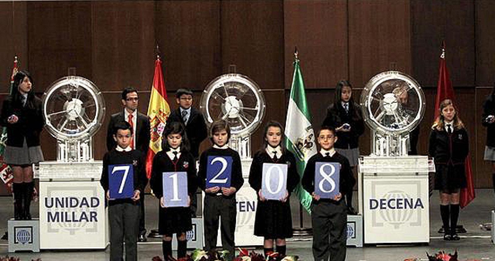 Imagen del Sorteo Extraordinario del Niño en 2012