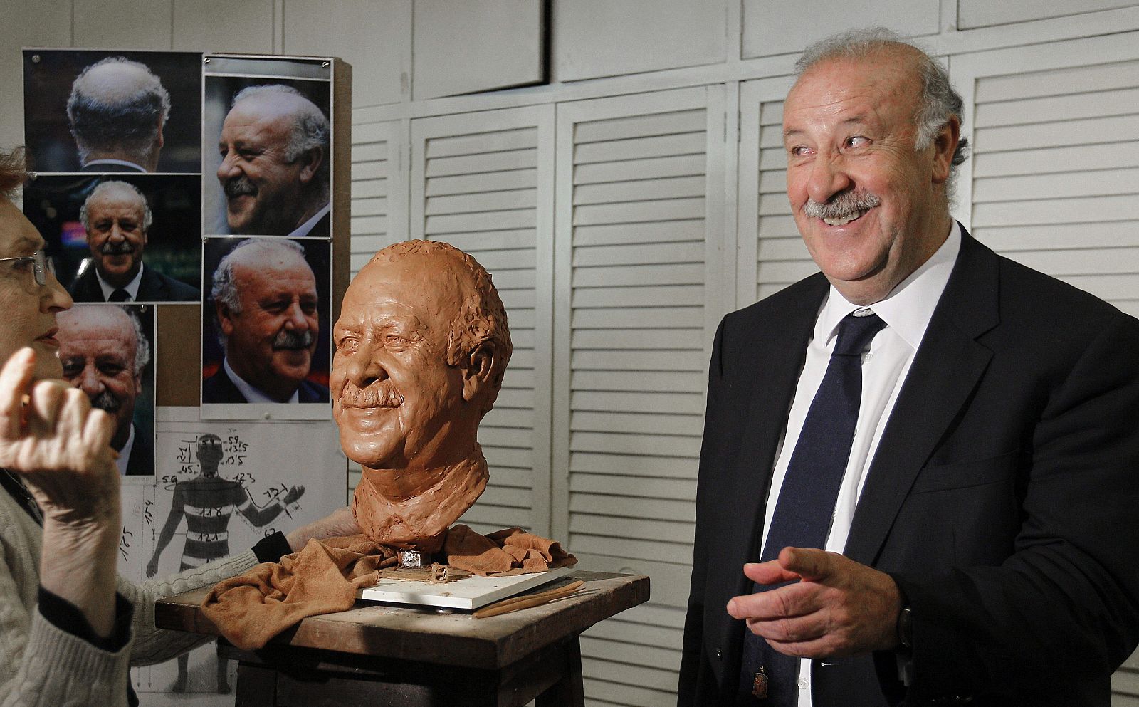 VICENTE DEL BOSQUE EN MUSEO DE CERA