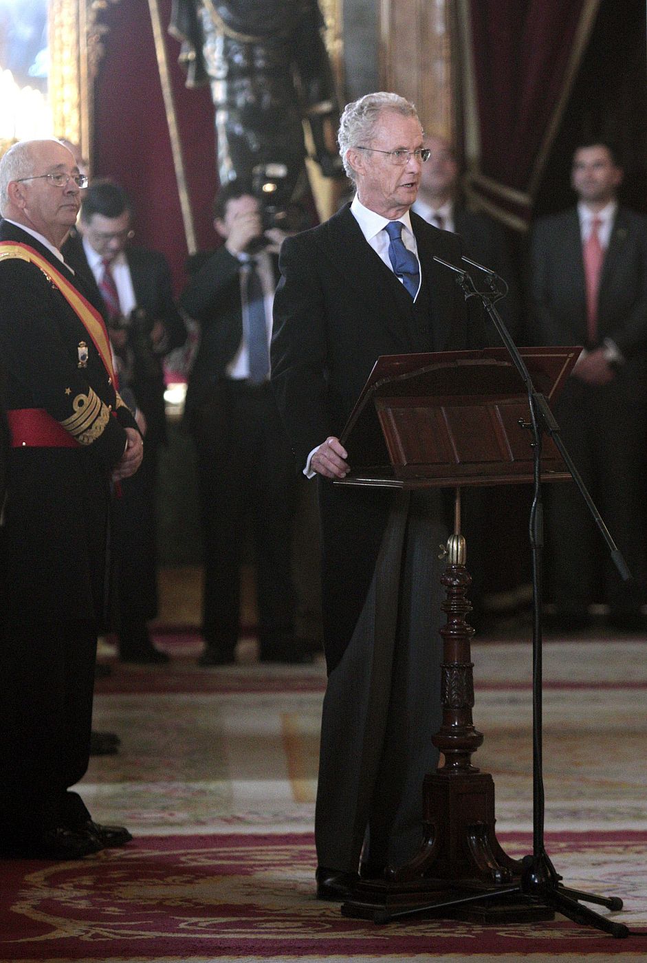 El ministro de Defensa Pedro Morenés, en la Pascua Militar de 2013