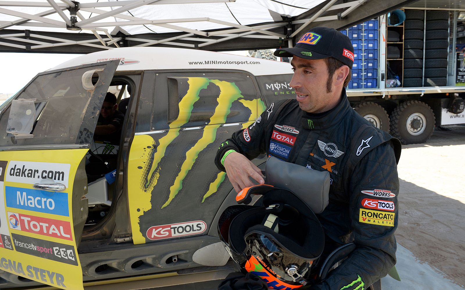 'Nani' Roma, en la quinta etapa del Dakar