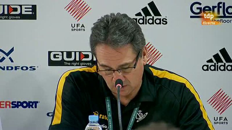 Valero Rivera: "No estoy contento con la defensa de la segunda parte"