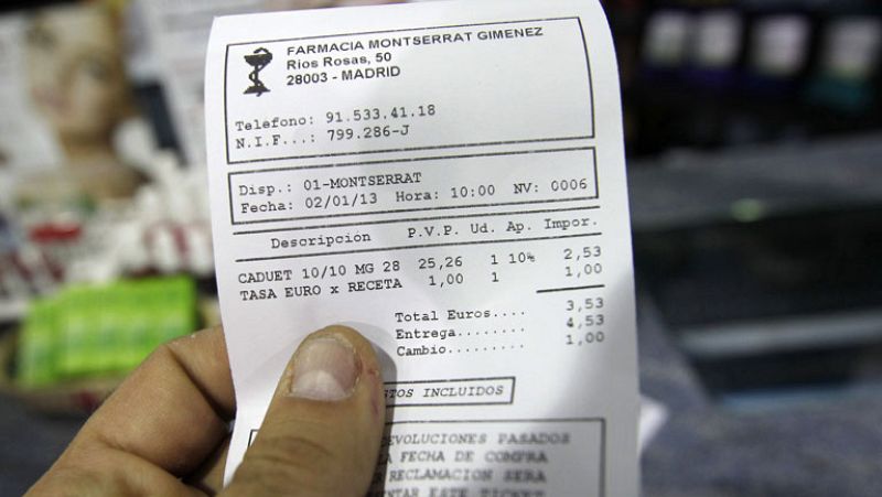 Madrid mantendrá el euro por receta pese a suspenderlo el TC en Cataluña