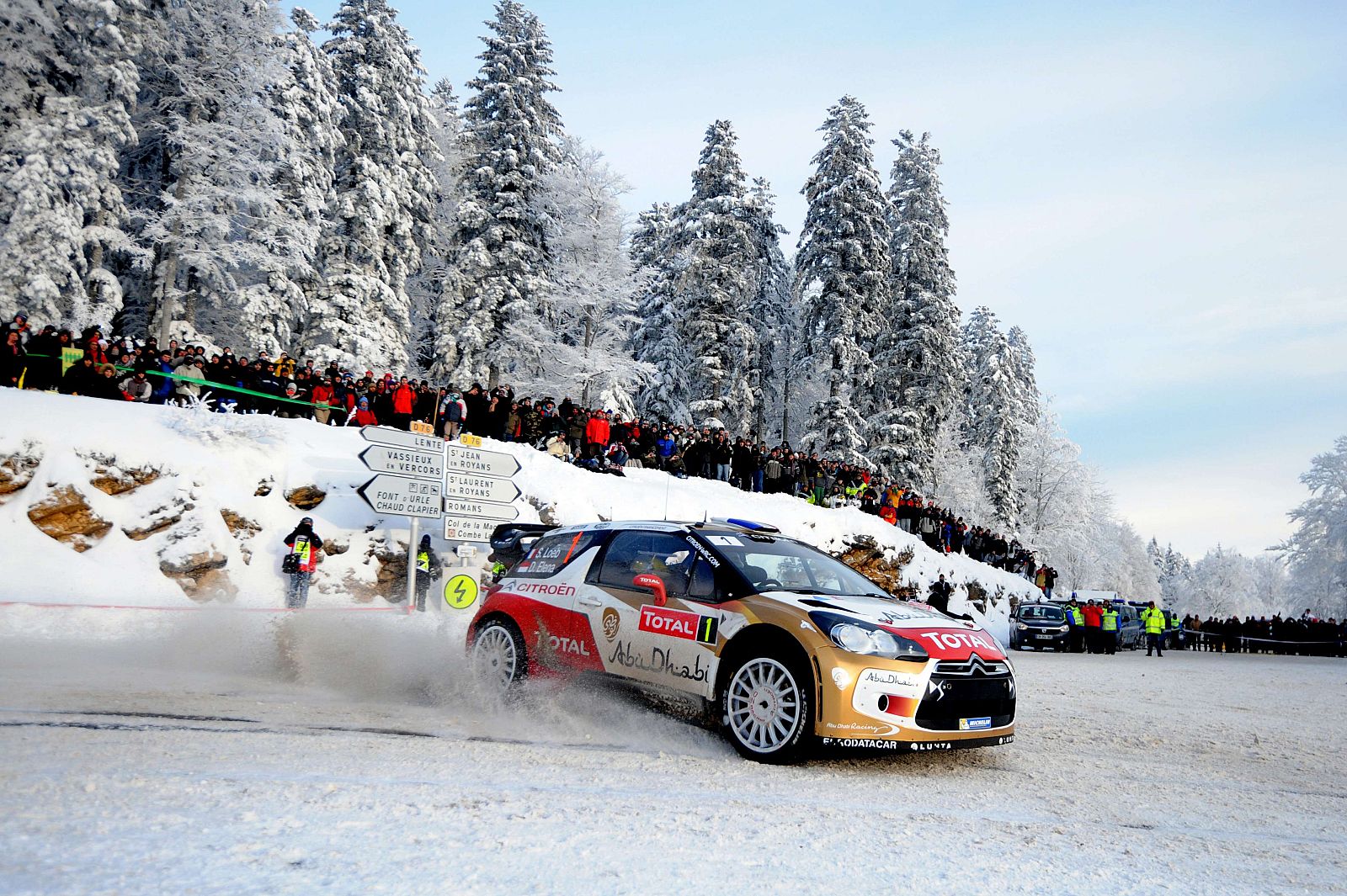 El piloto francés Sebastien Loeb, en el Rally de Montecarlo