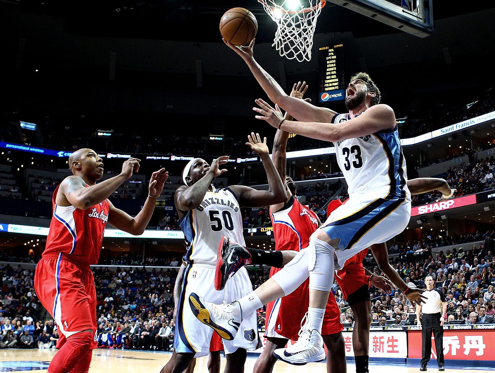 GRIZZLIES DE MEMPHIS VS. CLIPPERS DE LOS ÁNGELES