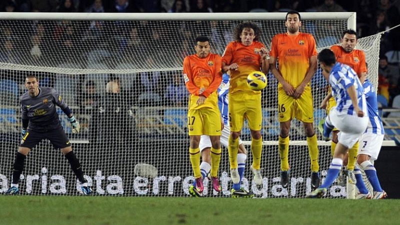 El Barcelona sufre su primera derrota en esta Liga, a manos de la Real Sociedad 