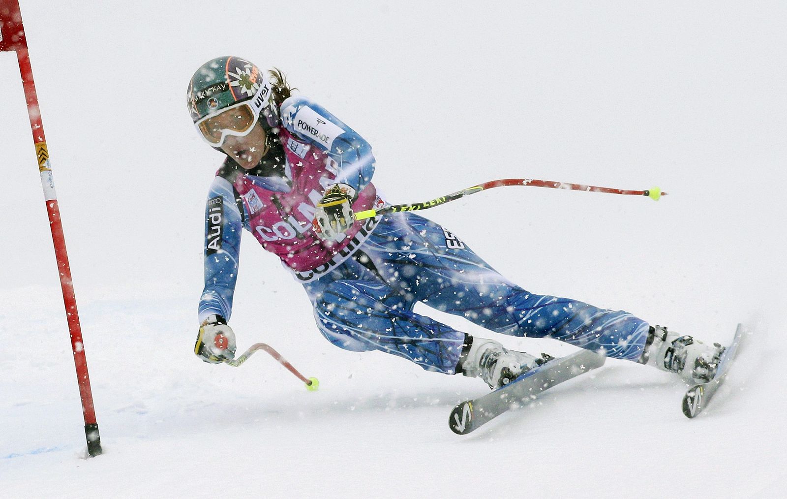 Carolina Ruiz, en el Súper G de Cortina d'Ampezzo