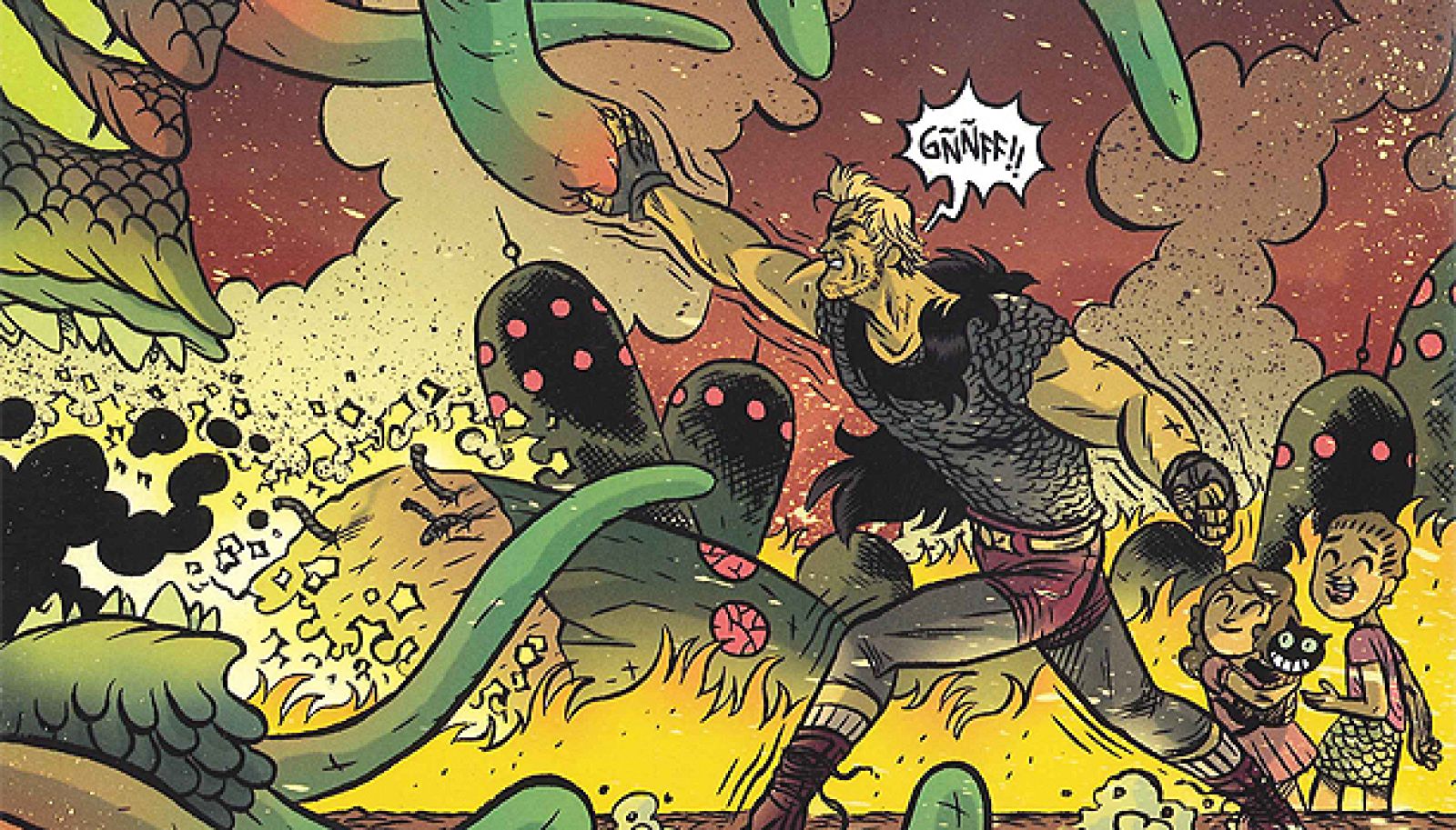 Fragmento de una viñeta de 'El Héroe 2', de David Rubín