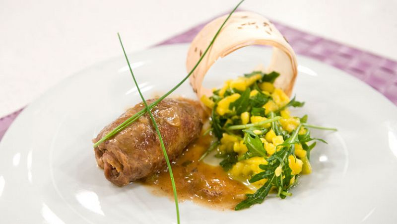 Escalopes de ternera con sorpresa