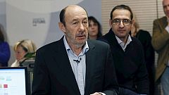 Rubalcaba propone un acuerdo nacional ante la "grave emergencia social" que vive España