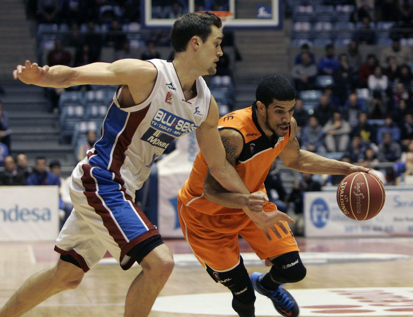 Imagen del escolta del Mad-Croc Fuenlabrada James Feldeine.