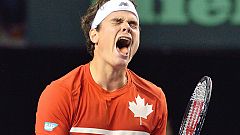 Raonic se impone a Albert Ramos y da el primer punto a Canadá