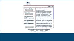 La FIFA pone en marcha una web para denunciar fraudes
