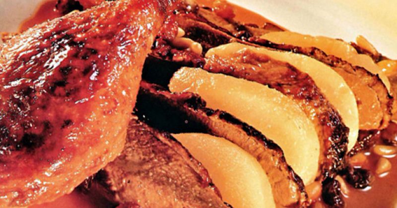 Receta Casting MasterChef: Oca con peras (Catalua)