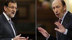 Rajoy defiende sus reformas como "inevitables" y la oposición le afea la corrupción y la "pobreza"