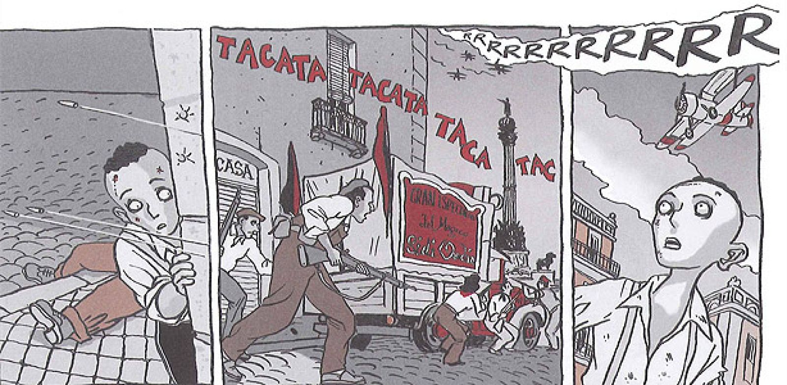 Viñetas de 'Los fantasmas de Ermo 01: El fuego', de Bruno Loth