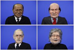 Cuatro candidatos para una Italia 'indignada'