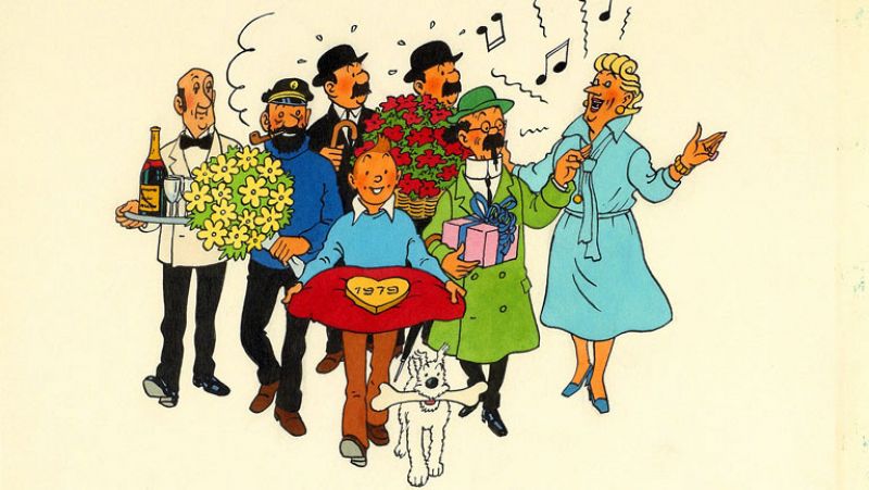 30 años sin Hergé, el padre de Tintín