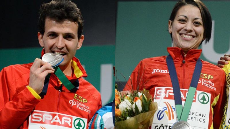 Isabel Macías y Juan Carlos Higuero ponen a España a 100