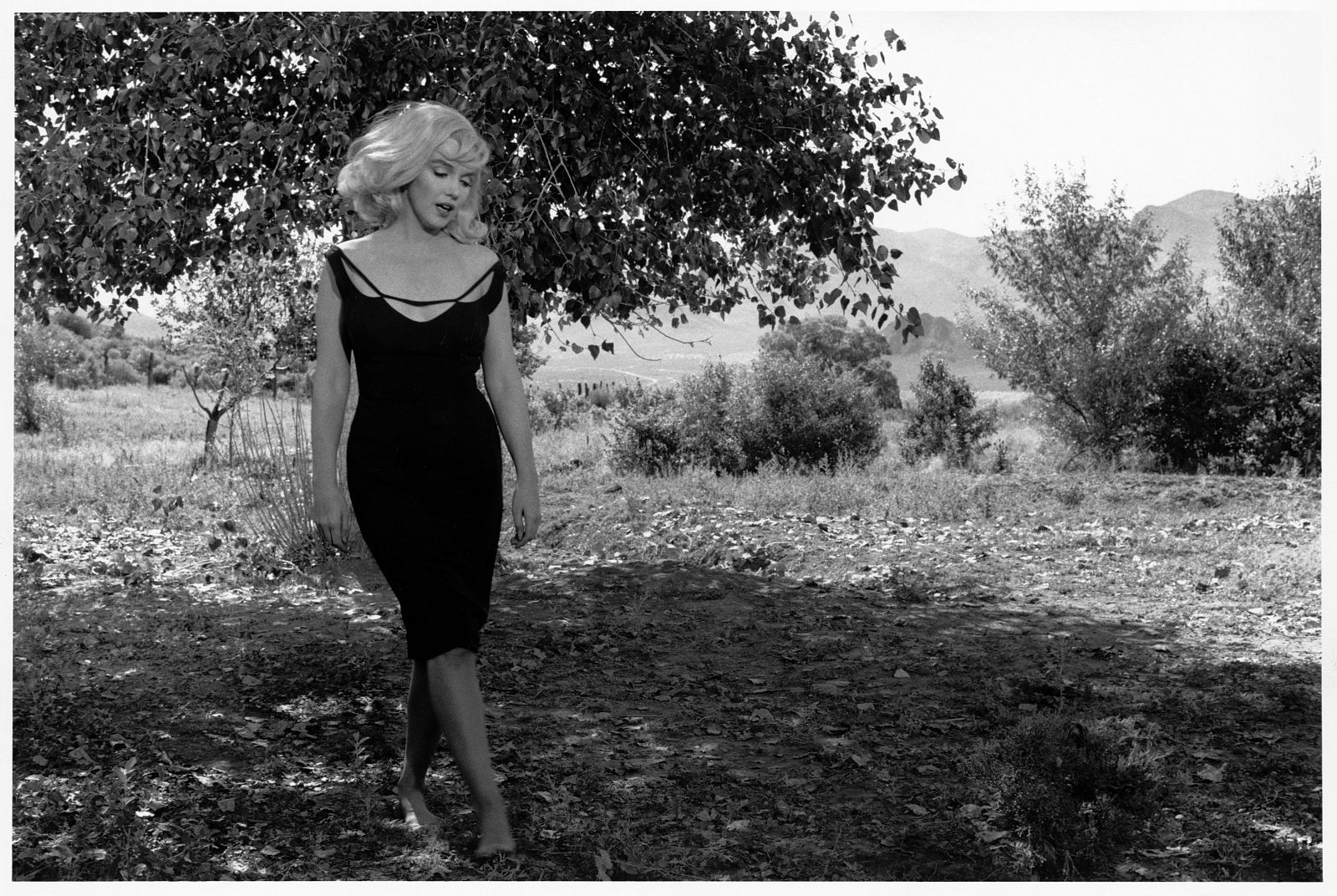 Marilyn Monroe en el rodaje de 'Vidas Rebeldes', Reno, Nevada, 1960
