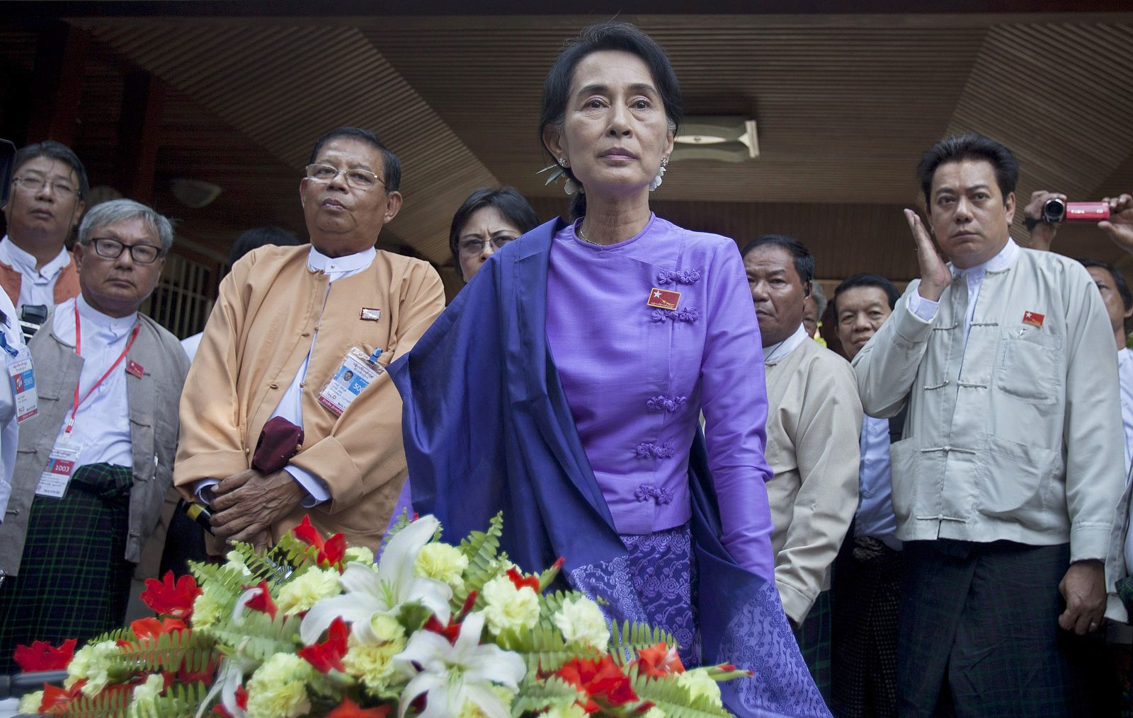Myanmar Opposition NLD party reelects Aung San Suu Kyi