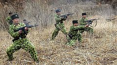 Kim Jong-un arenga a las tropas en la frontera con Corea del Sur