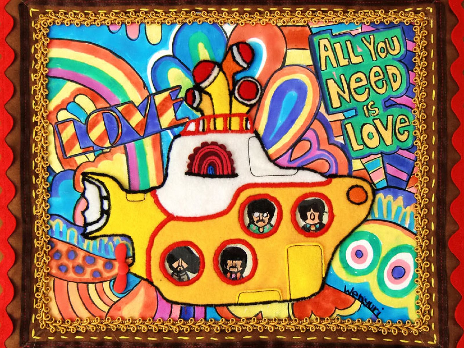 'El submarino amarillo', por Wenyuri