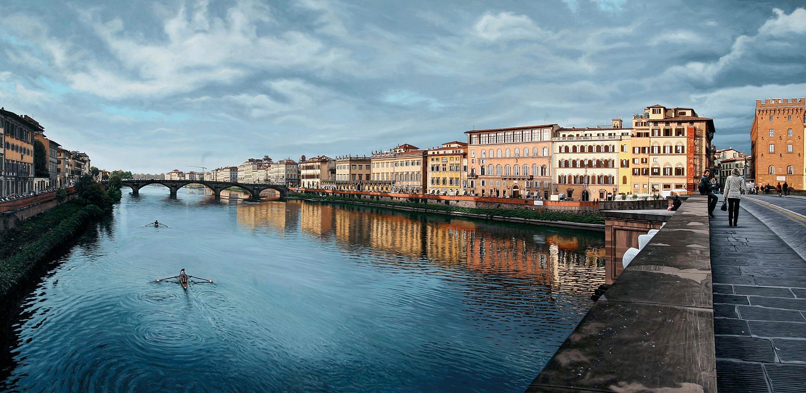 'El Arno al atardecer' (2007), Anthony Brunelli. Contemporary Fine Art Gallery. © Anthony Brunelli © photo Institut für Kulturaustausch, Tübingen
