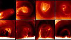 El vórtice del polo sur de Venus se mueve de forma caótica y a gran velocidad