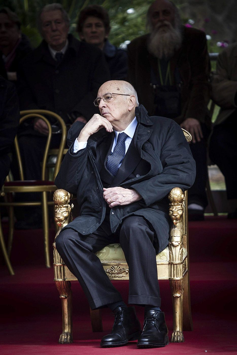 EL PRESIDENTE ITALIANO, GIORGIO NAPOLITANO
